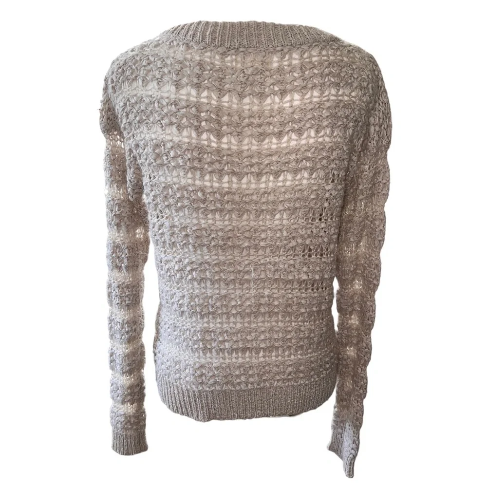 Pins & Needles🦎Fuzzy Cable Knit Pullover🌵
